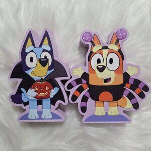 Bluey & Bingo Halloween Wooden Tabletop Décor